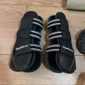 Size small equifit open front boots